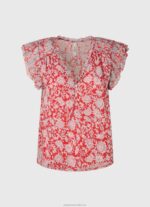 Women Multi Pepe Jeans Flower Printed Blouse 60J40372 - Image 5