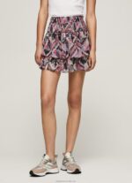 Women Multi Pepe Jeans Flowing Skirt With Frills 60J40494 - Image 2