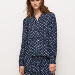 Women Multi Pepe Jeans Geometric Print Blouse 60J40357