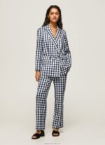 Women Multi Pepe Jeans Ginghy Check Printed Blazer 60J40136 - Image 2