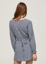 Women Multi Pepe Jeans Logo Printed Dress 60J40160 - Image 4
