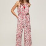 Women Multi Pepe Jeans Long Floral Print Jumpsuit 60J40169