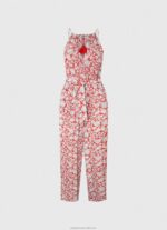 Women Multi Pepe Jeans Long Floral Print Jumpsuit 60J40169 - Image 5
