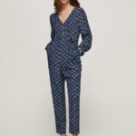 Women Multi Pepe Jeans Long Jumpsuit With Geometric Print 60J40199