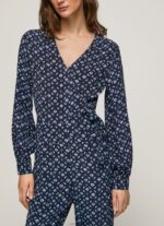 Women Multi Pepe Jeans Long Jumpsuit With Geometric Print 60J40199 - Image 3