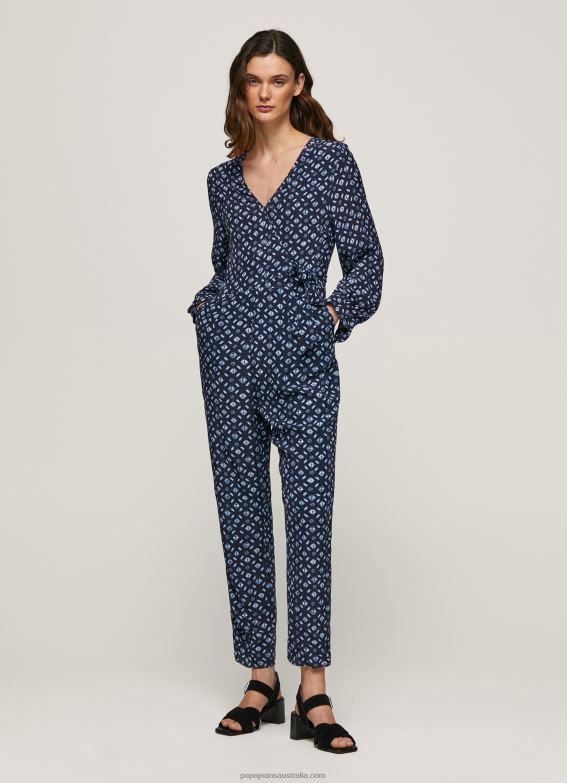 women_multi_pepe_jeans_long_jumpsuit_with_geometric_print_60j40199.jpg Women Multi Pepe Jeans Long Jumpsuit With Geometric Print 60J40199 - Image 1