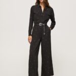 Women Multi Pepe Jeans Long Paisley Dungarees 60J40156