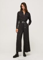 Women Multi Pepe Jeans Long Paisley Dungarees 60J40156