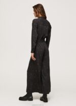 Women Multi Pepe Jeans Long Paisley Dungarees 60J40156 - Image 4