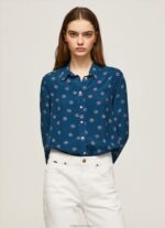 Women Multi Pepe Jeans Long Sleeved Floral Shirt 60J40371