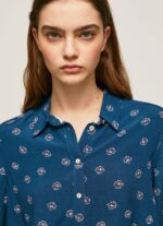 Women Multi Pepe Jeans Long Sleeved Floral Shirt 60J40371 - Image 3