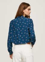 Women Multi Pepe Jeans Long Sleeved Floral Shirt 60J40371 - Image 4