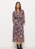 Women Multi Pepe Jeans Midi Dress With Paisley Details 60J40180 - Image 2