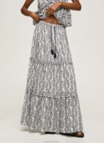 Women Multi Pepe Jeans Ornamental Print Skirt 60J40476 - Image 2