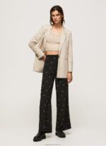 Women Multi Pepe Jeans Paisley Print Pants 60J40293