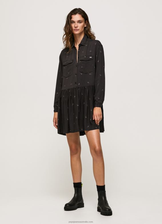 women_multi_pepe_jeans_paisley_print_short_dress_60j40155.jpg Women Multi Pepe Jeans Paisley Print Short Dress 60J40155 - Image 1