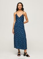 Women Multi Pepe Jeans Pala Floral Satin Dress 60J40161