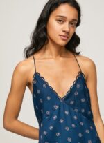 Women Multi Pepe Jeans Pala Floral Satin Dress 60J40161 - Image 3