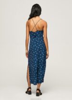 Women Multi Pepe Jeans Pala Floral Satin Dress 60J40161 - Image 4