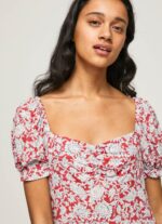 Women Multi Pepe Jeans Pavana Floral Print Dress 60J40167 - Image 3