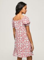Women Multi Pepe Jeans Pavana Floral Print Dress 60J40167 - Image 4