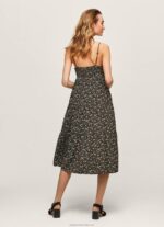 Women Multi Pepe Jeans Pey Floral Flowy Dress 60J40223 - Image 4