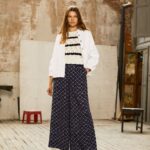 Women Multi Pepe Jeans Printed Wide Trousers 60J40300