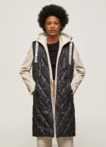 Women Multi Pepe Jeans Reversible Padded Waistcoat 60J40122 - Image 5