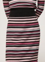 Women Multi Pepe Jeans Ribbed Midi Skirt 60J40501 - Image 3