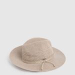 Women Natural Pepe Jeans Breathable Wide-Brimmed Hat 60J40775