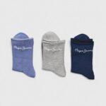 Women Navy Pepe Jeans Adelle 3-Pack Socks 60J40563
