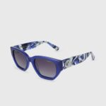 Women Navy Pepe Jeans Anglular Sunglasses 60J40768