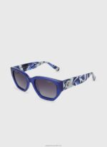 Women Navy Pepe Jeans Anglular Sunglasses 60J40768