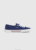 Women Navy Pepe Jeans Brady Basic Sneakers 60J40637