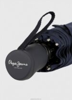Women Navy Pepe Jeans Ned Folding Automatic Umbrella 60J40790 - Image 5