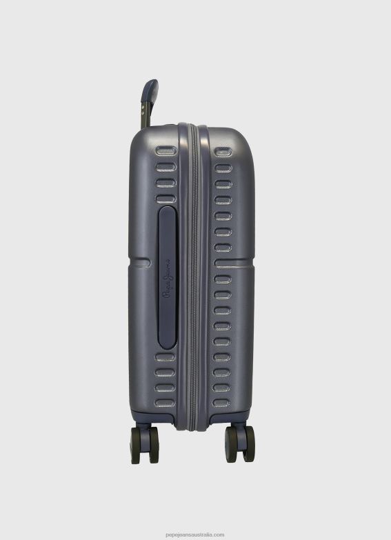Women Navy Pepe Jeans Trolley Abs 55Cm. Highlight Hard Suitcase 60J40757 - Image 2