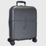 Women Navy Pepe Jeans Trolley Abs 55Cm. Highlight Hard Suitcase 60J40757