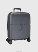 Women Navy Pepe Jeans Trolley Abs 55Cm. Highlight Hard Suitcase 60J40757