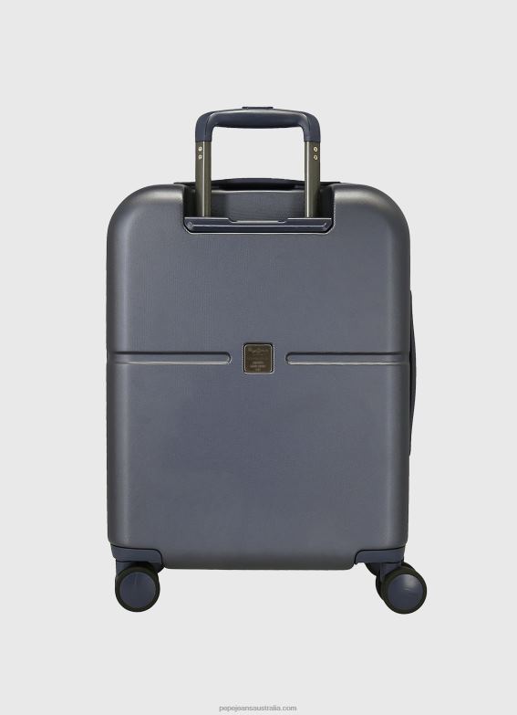 Women Navy Pepe Jeans Trolley Abs 55Cm. Highlight Hard Suitcase 60J40757 - Image 3