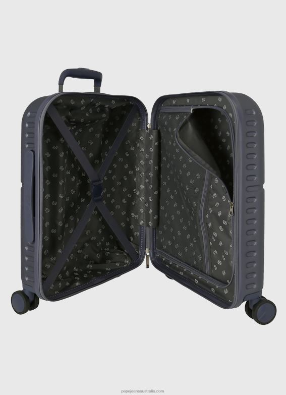 Women Navy Pepe Jeans Trolley Abs 55Cm. Highlight Hard Suitcase 60J40757 - Image 4