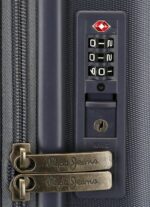 Women Navy Pepe Jeans Trolley Abs 55Cm. Highlight Hard Suitcase 60J40757 - Image 5