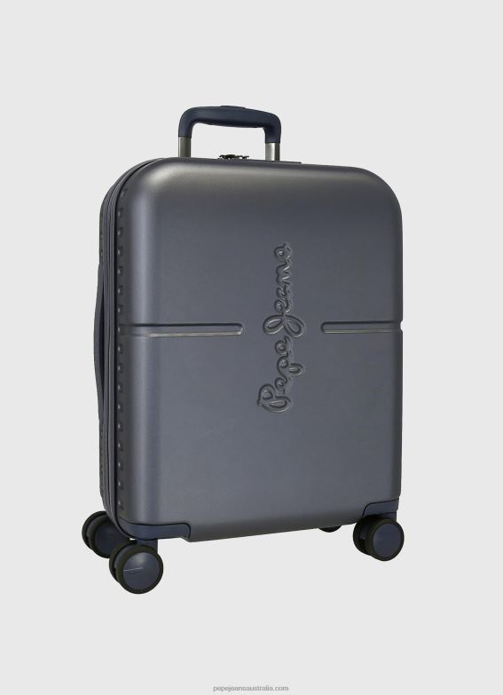 women_navy_pepe_jeans_trolley_abs_55cm_highlight_hard_suitcase_60j40757.jpg Women Navy Pepe Jeans Trolley Abs 55Cm. Highlight Hard Suitcase 60J40757 - Image 1