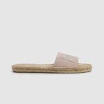 Women Nude Pepe Jeans Siva Berry Leather Sandals 60J40681