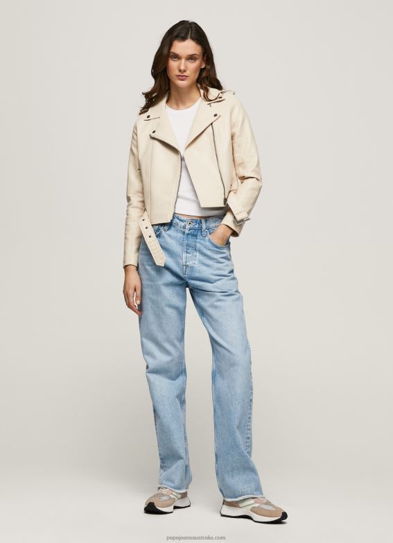 women_off_lace_pepe_jeans_biker_jacket_with_epalules_shoulders_60j40115.jpg Women Off Lace Pepe Jeans Biker Jacket With Epalules Shoulders 60J40115 - Image 1