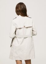 Women Off Lace Pepe Jeans Classic Twill Trench Coat 60J40106 - Image 5