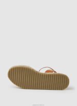 Women Off White Pepe Jeans Kate Fabric Wedge Sandals 60J40678 - Image 5