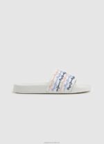 Women Off White Pepe Jeans Slider Set Beach Flip Flops 60J40691