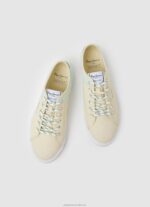 Women Pastel Lemon Pepe Jeans Kenton Road Basic Sneakers 60J40634 - Image 2