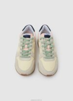 Women Pastel Lemon Pepe Jeans Rusper Sweet Combined Sneakers 60J40594 - Image 2