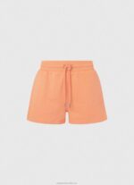 Women Peach Pepe Jeans Adjustable Waist Cotton Shorts 60J40515 - Image 5